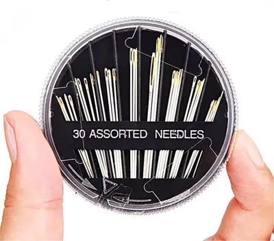 Immagine prodotto di CHPN - Set di aghi - Set con 30 aghi - Diverse misure - Aghi - Cucito - Set da 30 pezzi - Accessori per cucito - Ago
