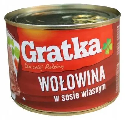 Zdjęcie produktu dla Sokołów Gratka Wołowina W Sosie Własnym 525G
