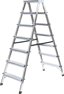 Produktbild von Haushaltsleiter beidseitig begehbar 2x7 Stufen
