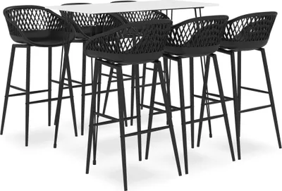 Produktbild von 7-tlg. Bar-Set Weiß und Schwarz