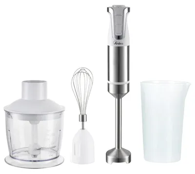 Image de Ardes Trinity ARSET01 Mixeur plongeant 3 en 1, fouet et hachoir, 200 W, blanc