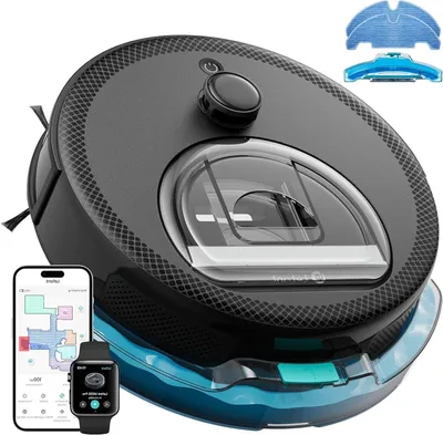 Produktbild von Saugroboter - Wischroboter - Staubsaugerroboter - Mopproboter - 3-in-1 Reinigung - 5000 Pa Saugleistung