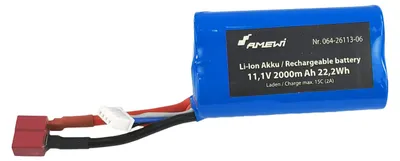 Produktbild von Amewi 064-26113-06, Akku, Schwarz, Blau