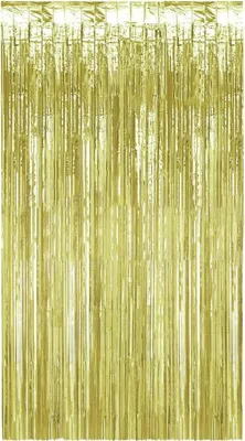 Produktbild von Partyvorhang - gold - ca. 100 x182 cm