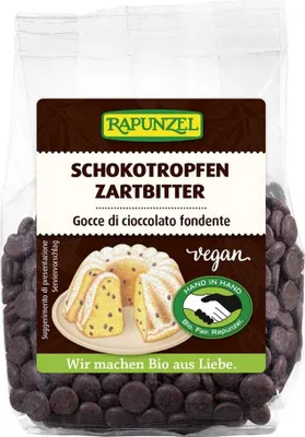 Produktbild von Rapunzel Schokotropfen Zartbitter 100g