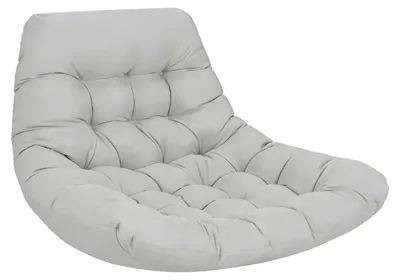 Immagine prodotto di Cuscino per sedia a dondolo, universale, tessuto esterno resistente, grigio