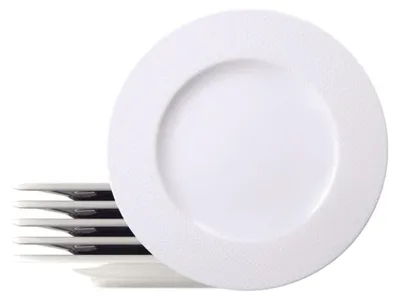 Obrázok produktu pre Sada 6 hlbokých tanierov z porcelánu Ø 28 cm pre elegantné jedlá