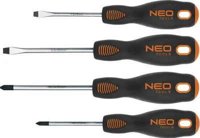 Zdjęcie produktu dla NEO TOOLS Wkrętaki, zestaw 4 szt.