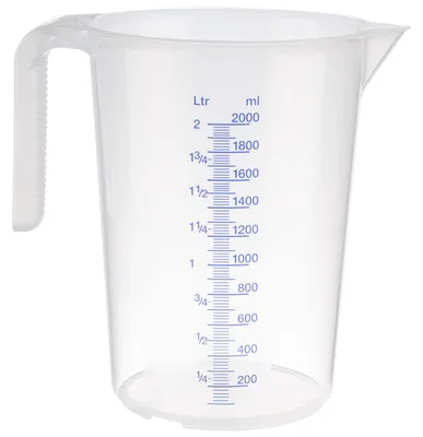 Productafbeelding van APS 30063 APS Meetbeker, STAPELBAAR, 2,0 liter, transparant