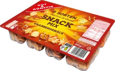 Produktbild von Gut&Günstig Snack Mix knusprige Knabbervielfalt (300g Packung)