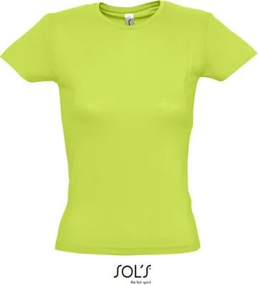 Immagine prodotto di SOLs 11386 | Maglietta da donna Miss - Colore: Verde mela - Taglia: L