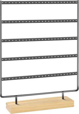 Produktbild von Ohrstecker-Organizer mit 5-stöckigem Displayständer - 120 Löcher für den Einzelhandel