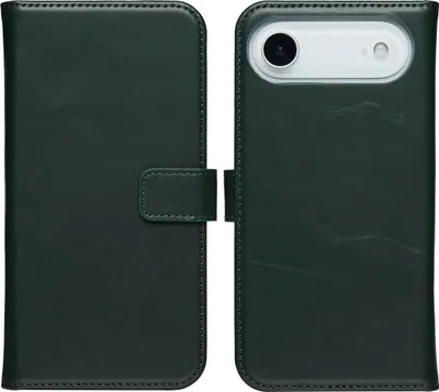 Produktbild von Selencia Echtleder Klapphülle iPhone Air - Grün