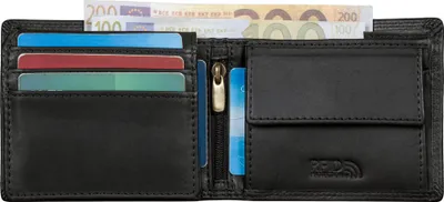 Produktbild von Benthill Geldbörse Herren Leder - Echtleder Geldbeutel mit RFID-Schutz - Slim Portemonnaie für Herren