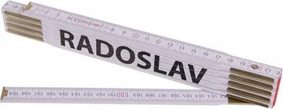 Obrázok produktu pre Levior Skladací meter 2m RADOSLAV (PROFI, biely, drevo)