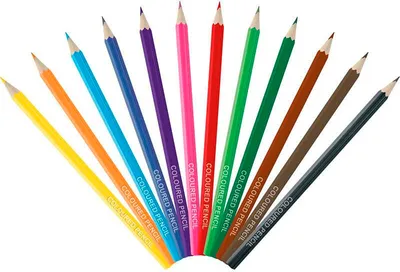 Produktbild von Sechseckige Bleistiftkreiden 12 Farben