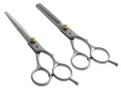 Immagine prodotto di Set professionale di forbici per capelli e forbici da sfoltitura Uniq, 2 pezzi
