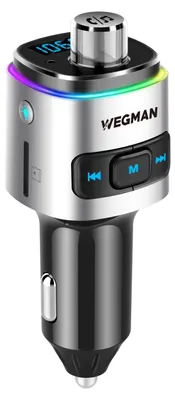 Bluetooth FM Transmitter Auto mit USB-Lader, Carkit, Freisprecheinrichtung