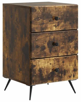 Productafbeelding van Nachtkastje Gerookt eiken 43 x 41 x 66,5 cm Bewerkt hout