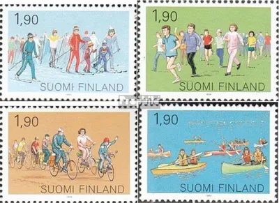 Produktbild von Briefmarken Finnland 1989 Mi 1074-1077 (kompl.Ausg.) postfrisch Breitensport