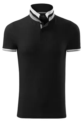 Image de Malfini - Polo « Collar Up » pour homme PP10341 (S) (noir)
