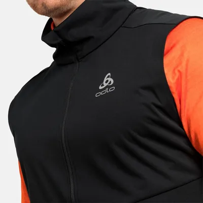 Productafbeelding van Odlo Mouwloze Jas Zeroweight Warm ZWART L