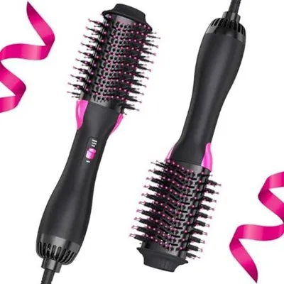 Imagen del producto de Cepillo redondo eléctrico para el cabello, color , con función de calentamiento