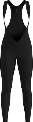Image de Zeroweight X-Warm collant de cyclisme à bretelles, femme - Odlo, Couleur:15000 black, Taille:L