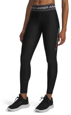 Obrázek produktu pro Legíny Under Armour Tech Branded, černé, velikost M, dámské, černé, velikost M