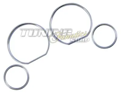Image de Anneaux chromés pour tachymètre SET pour BMW Série 3 E36 / Z3