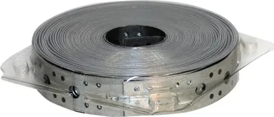 Produktbild von BKshop | Lochband - Montageband - 25 x 1,0 mm - 10 m Rolle - Stahl verzinkt