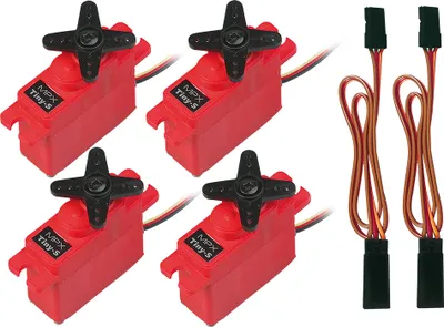 Produktbild von Multiplex ServoSet TwinStar BL mit Verlängerungskabeln