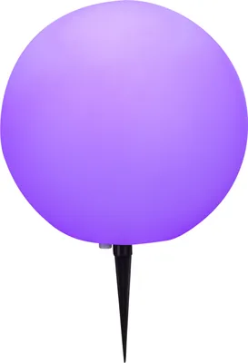 Produktbild von Globo Lighting Außenleuchte Kunststoff weiß, IP44, mit Erdspitz, ø: 300mm, H: 450mm, Länge Zuleitungskabel 5000mm, exkl. 1x E27 30W 230V