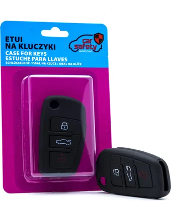 Zdjęcie produktu dla Silikonowa osłona kluczyka BLACK do Audi