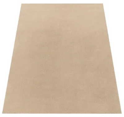Productafbeelding van Wasbaar vloerkleed voor de woonkamer, korte pool, effen kleur, moderne stijl, zacht