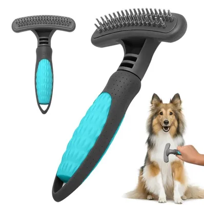 Produktbild von Unterwollbürste für Hunde und Katzen, zum Entfernen von losem Fell