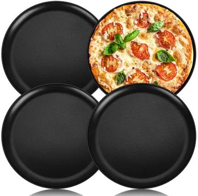 Produktbild von Famanu Pizzabackform Set von 4 - Edelstahl - 30 cm