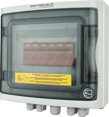 Image de Boîte de jonction solaire PV DC 1000V 2x T1 T2 2-strings PG Doktorvolt 4463