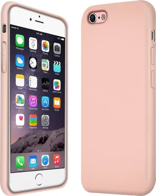 Obrázok produktu pre Puzdro Apple iPhone 6 / 6s ochranný kryt na mobilný telefón silikónové gélové puzdro na mobilný telefón, ružové