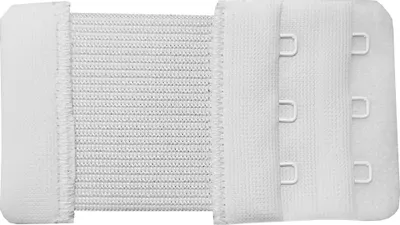Produktbild von Damen BH-Verlängerer in Weiß ( 3er Pack, 45mm Breite ), flexible Erweiterung für BH's - Elastischer Bra Extender, Erweiterungs Set