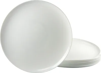 Produktbild von CreaTable, 15865, Italien Party Weiss, Pizzateller 6-tlg, Glasware