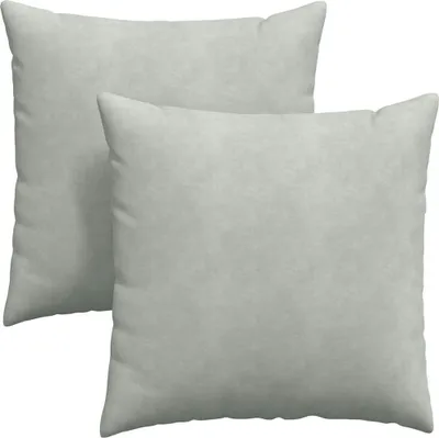 Immagine prodotto di vidaXL Cuscino per divano 2 pezzi grigio chiaro 60 x 60 cm in tessuto a coste