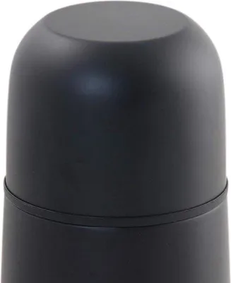 Produktbild von Doppelwand Thermos 1 Liter INOX Schwarz
