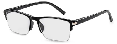 Produktbild von FILTRAL Rechteckige Lesebrille für Damen & Herren/Halbrahmen Brille mit Federscharnieren/Lesehilfe Schwarz, 2,00 dpt F4567062