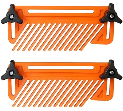 Imagen del producto de Juego de dos guías de apoyo, de doble espesor, para mesa de sierra de carpintería