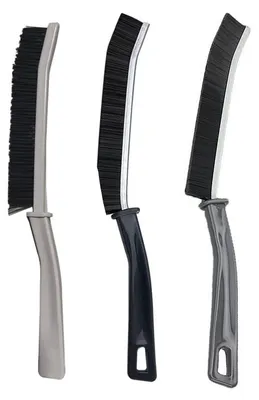 Produktbild von Fugenreinigungsbürste, multifunktional, harte Borsten, ergonomischer Griff, tote Ecken, Rillen für die Küche