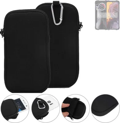 Produktbild von K-S-Trade Neopren-Hülle Handyhülle kompatibel mit Cubot KingKong 9 Schutzhülle Neoprenhülle Sleeve Schutz-Hülle Gürtel Tasche Case Holster