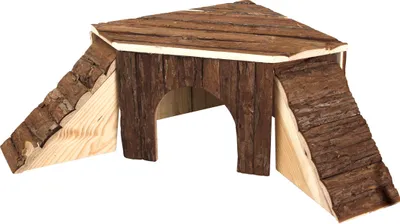 Produktbild von Wonderland Naturholzhaus Sunny Häuschen Hamster Meerschweinchen