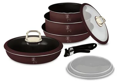 Produktbild von Berlinger Haus Kochtopfset BH-8254 Titanbeschichtung 9 Teile Bordau