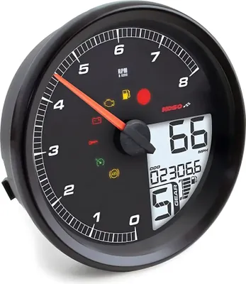 Zdjęcie produktu dla Koso Tachometer HD-05 kompatibel mit Harley Davidson FLS Softail FLSTC Heritage Classic ABS FXCW Rocker FXDB Dyna Switchback FXDBI EFI Street Bob FXDX Super Glide Bj. 2004 - 2013